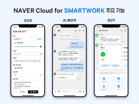 네이버 클라우드 포 스마트워크   네이버클라우드 제공
